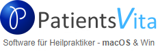 Heilpraktiker Software PatientsVita Premium macOS / Windows